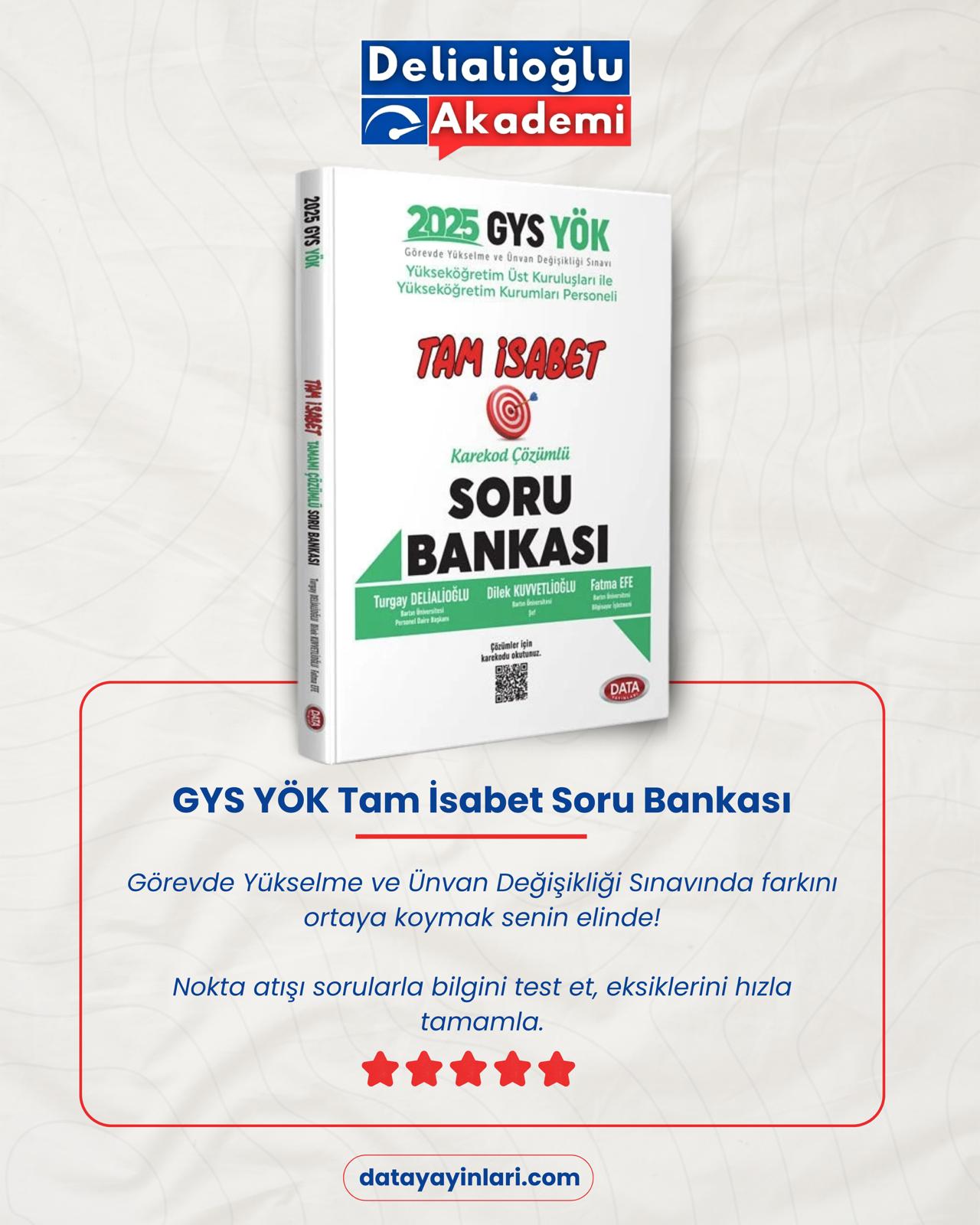 Tam İsabet Karekod Çözümlü Soru Bankası